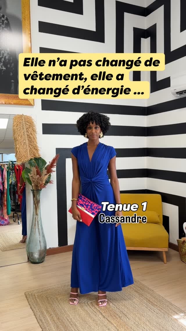 Tenue colorée portée en Guadeloupe, alternative au total look noir